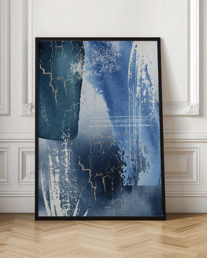 Tablou înramat „Blue Lagoon-1” de Sally Ann Moss