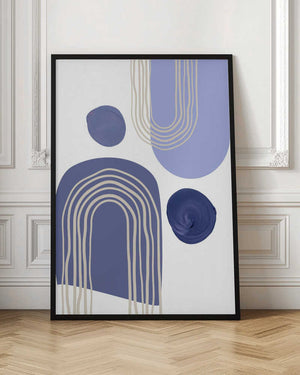 Tablou înramat „Boho Purple-1” de Sally Ann Moss