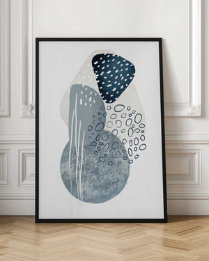 Tablou înramat „Pools of Blue-2” de Sally Ann Moss