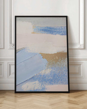 Tablou înramat „Brush Strokes Abstract Painting” de Melloi Art Prints