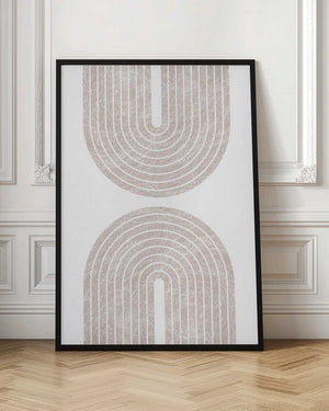 Tablou înramat „Arch Line Art” de Melloi Art Prints