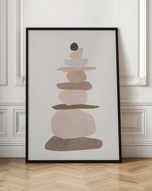 Tablou înramat „Rock balancing Art” de Melloi Art Prints