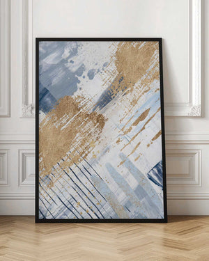 Tablou înramat „Serenity in Blue-1” de Sally Ann Moss