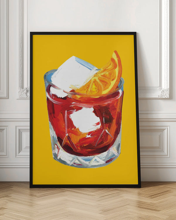 Tablou înramat „Negroni On Sunshine” de Alice Straker