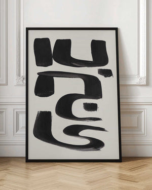 Tablou înramat „Abstract Arabic” de Ejaaz Haniff