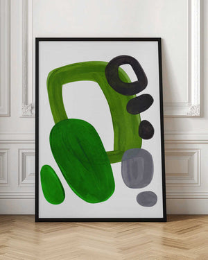 Tablou înramat „Midcentury Olive” de Ejaaz Haniff