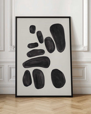 Tablou înramat „Stacked Pebbles” de Ejaaz Haniff