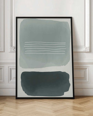 Tablou înramat „Watercolor Shapes Series #1” de jay stanley