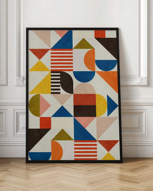 Tablou înramat „Bauhaus Fun” de Ana Rut Bre