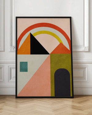 Tablou înramat „Playing Around Shapes” de Ana Rut Bre