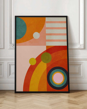 Tablou înramat „Playing Around Shapes 3” de Ana Rut Bre