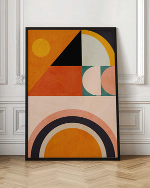 Tablou înramat „Playing Around Shapes 4” de Ana Rut Bre