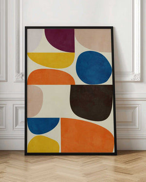 Tablou înramat „Vivid Bauhaus” de Ana Rut Bre
