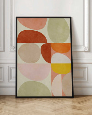 Tablou înramat „Pastel Geometry” de Ana Rut Bre
