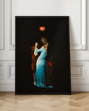 Tablou înramat „A Modern Kiss” de Taudalpoi