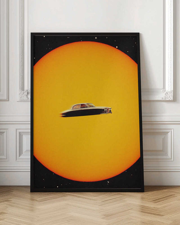 Tablou înramat „Space Chase” de Taudalpoi