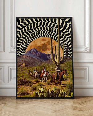 Tablou înramat „Illusionary Cowboys” de Taudalpoi
