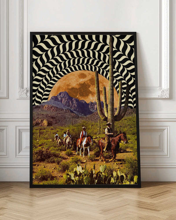 Tablou înramat „Illusionary Cowboys” de Taudalpoi