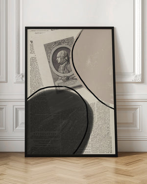 Tablou înramat „Abstract Paper VI” de Studio Palette