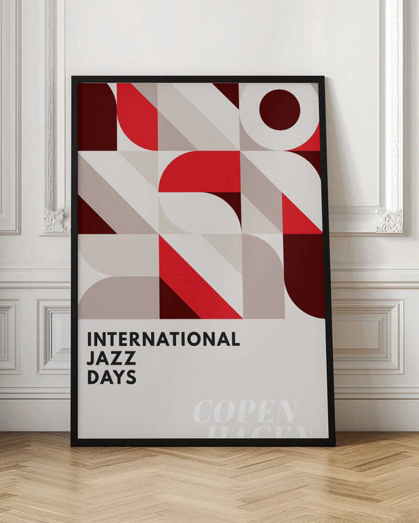 Tablou înramat „Jazz Days Copenhagen” de Kubistika