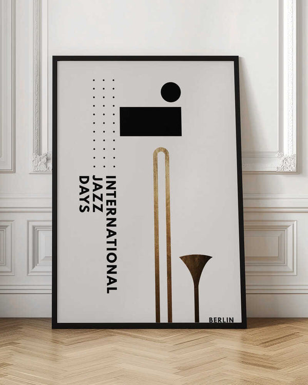 Tablou înramat „Jazzy Days 3” de Kubistika