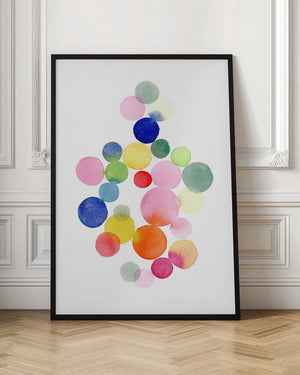 Tablou înramat „Bubbles” de Louise van Terheijden