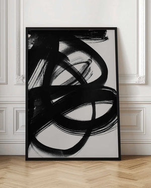 Tablou înramat „Abstract Brush Strokes 5 A1” de Mareike Böhmer