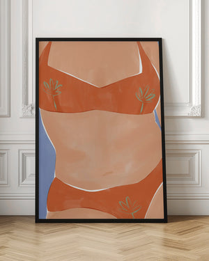 Tablou înramat „Bikini Babe” de Ivy Green Illustrations