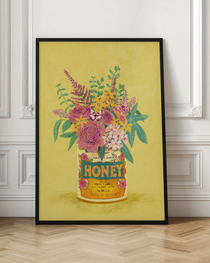 Tablou înramat „Flowers In a vintage Honey Can” de Raissa Oltmanns