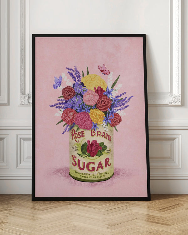 Tablou înramat „Flowers In a vintage Can” de Raissa Oltmanns