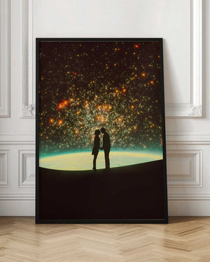 Tablou înramat „A Cosmic Kiss” de Taudalpoi