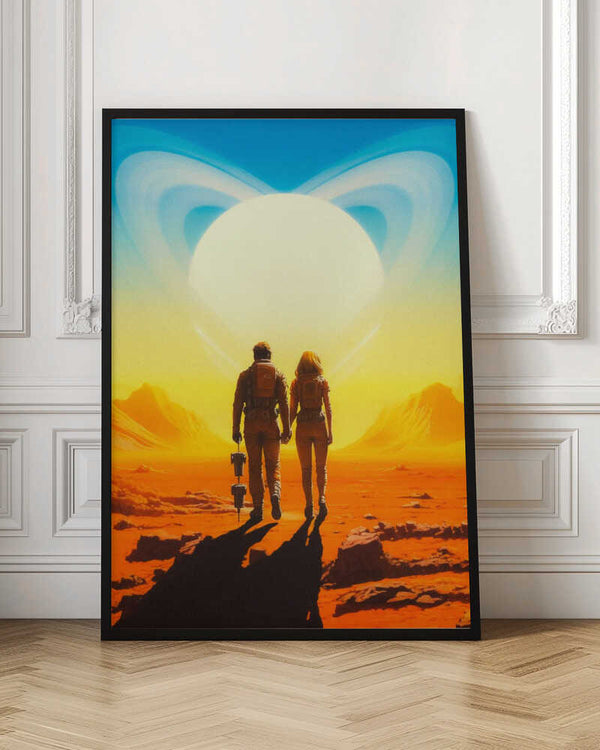 Tablou înramat „Saturn Love” de Taudalpoi