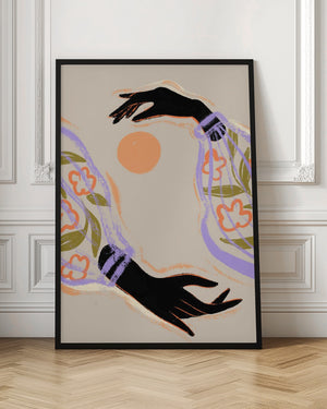 Tablou înramat „Embrace The Sun” de Arty Guava