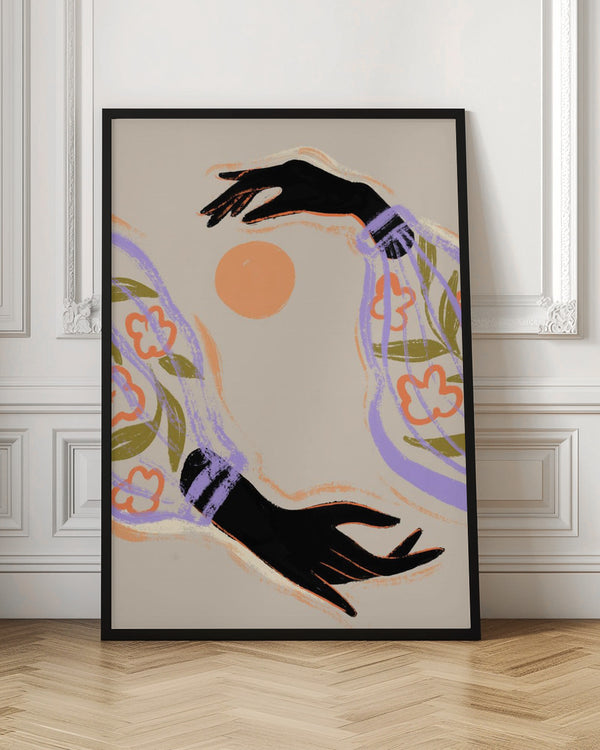 Tablou înramat „Embrace The Sun” de Arty Guava