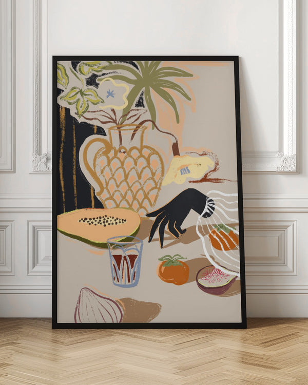 Tablou înramat „Fruitful Spread” de Arty Guava