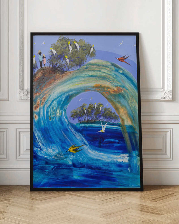 Tablou înramat „Flowing with you” de Adam Bogusz