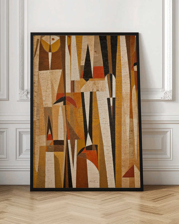 Tablou înramat „Geometric Harmony” de Treechild