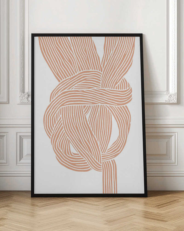 Tablou înramat „Endless Loop Lines” de Treechild