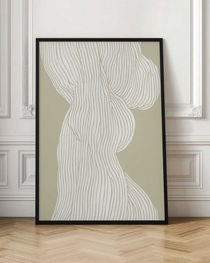 Tablou înramat „Flowing Lines Elegance” de Treechild