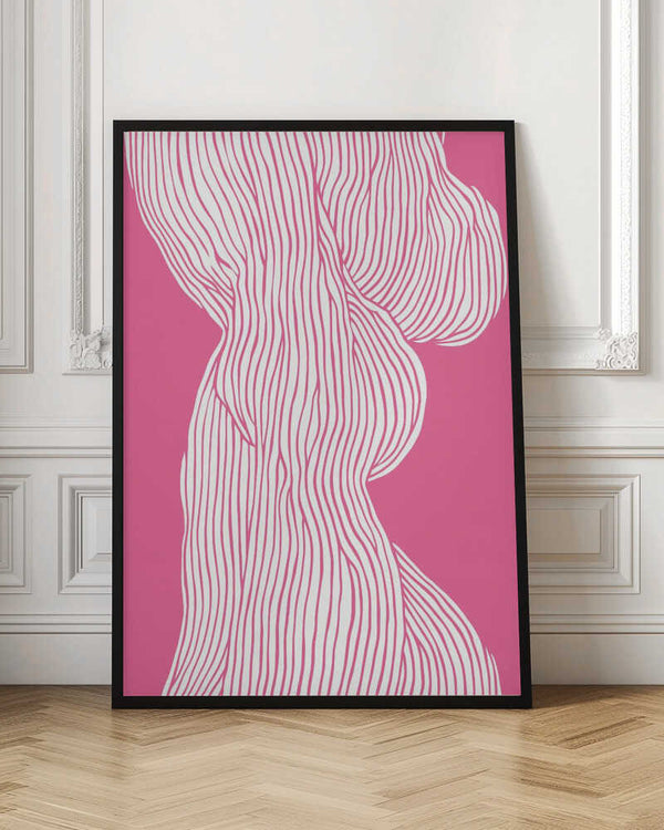 Tablou înramat „Flowing Curves” de Treechild