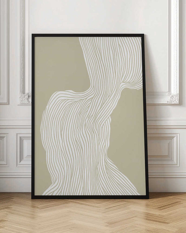 Tablou înramat „Flowing Linescape” de Treechild