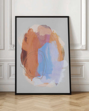 Tablou înramat „Abstract Brush Strokes 38Z” de Mareike Böhmer