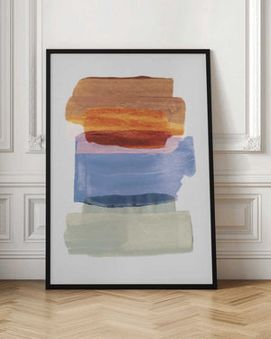 Tablou înramat „Abstract Brush Strokes 49 A1” de Mareike Böhmer