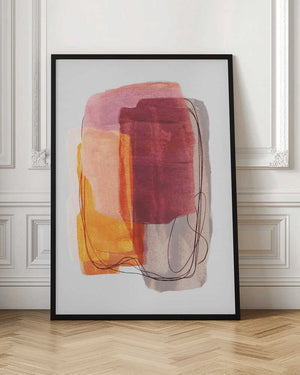 Tablou înramat „Abstract Brush Strokes 51” de Mareike Böhmer