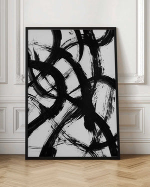 Tablou înramat „Abstract Brush Strokes 98X” de Mareike Böhmer