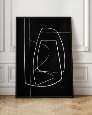 Tablou înramat „Bwlines2f Oju 2x3” de Oju Design