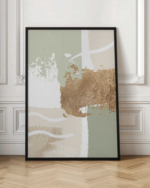 Tablou înramat „simply green-3” de Sally Ann Moss