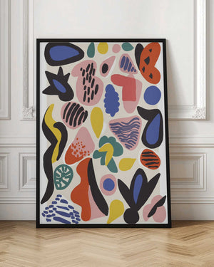 Tablou înramat „Vibrant Abstractions” de Treechild