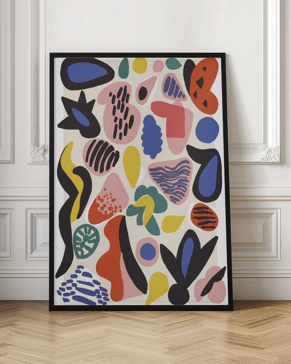 Tablou înramat „Vibrant Abstractions” de Treechild