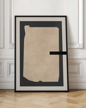 Tablou înramat „Abstract Beige Painting” de Elena Ristova
